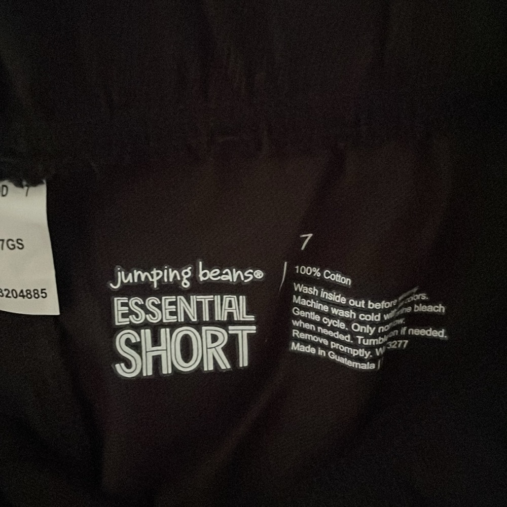 NWT jumping beans boys black shorts size 7 - Picture 3 of 3
